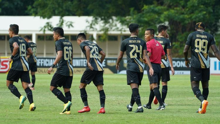 Dewa United berhasil mengalahkan Rans Cilegon FC pada laga putaran kedua grup B Liga 2 2021 di Stadion Madya Senayan, Selasa (02/11/21) malam.