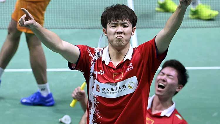 China berhasil meraih gelar juara Piala Sudirman 2021 setelah mengalahkan Jepang di babak final, Minggu (03/10/21). - INDOSPORT