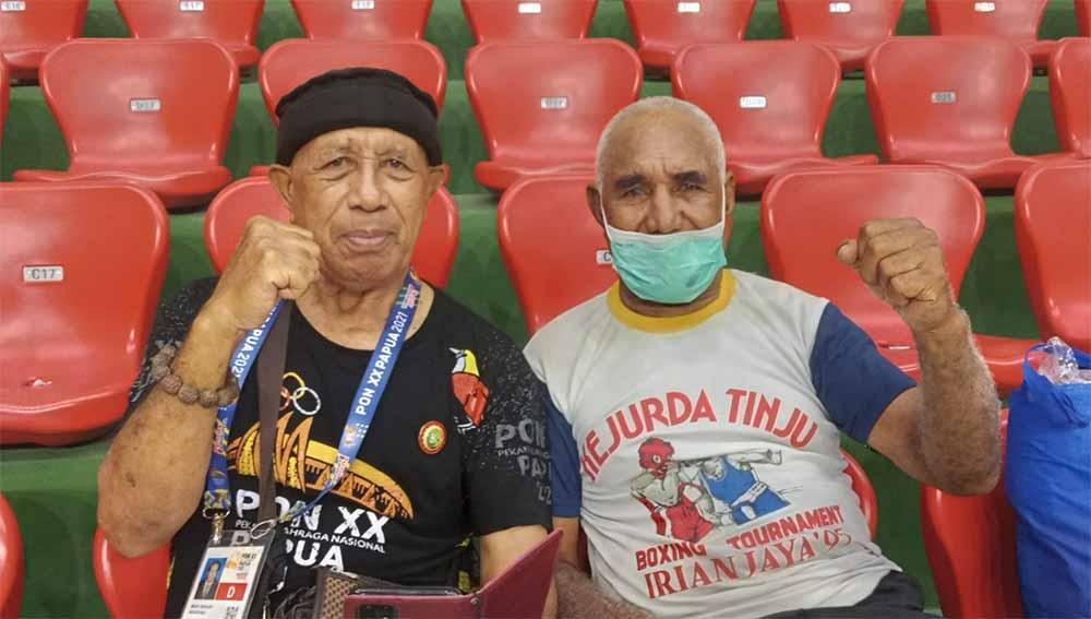 Euforia Pekan Olahraga Nasional (PON) edisi ke-20 turut dimeriahkan oleh laga eksebisi legenda tinju asal Papua pada hari ini.