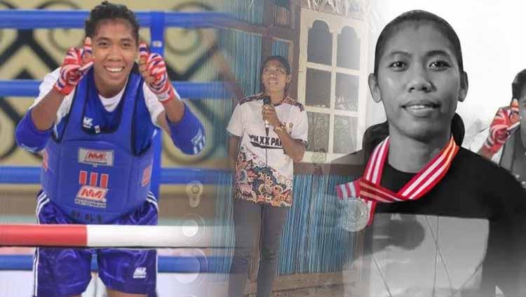 Susanti Ndapataka, atlet Muay Thai NTT peraih medali emas di PON XX Papua 2021 - INDOSPORT