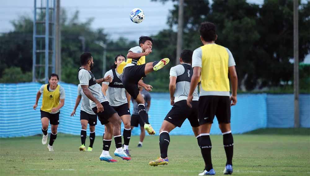 Latihan Timnas Indonesia Kualifikasi Piala Asia 2022. - INDOSPORT