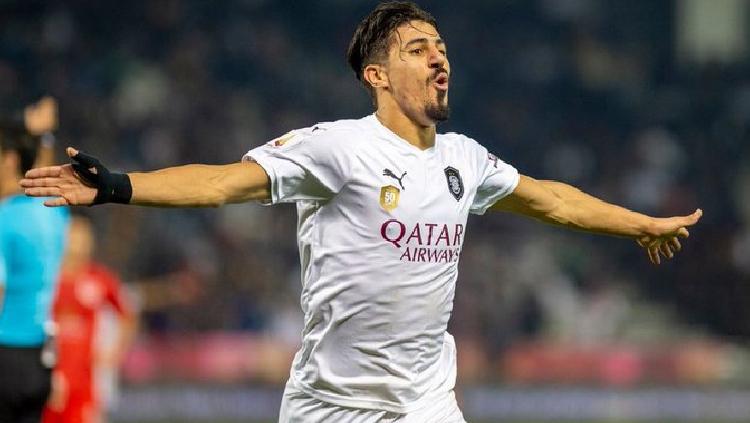 Baghdad Bounedjah, striker Al Sadd SC Copyright: twitter.com/alsaddsc/