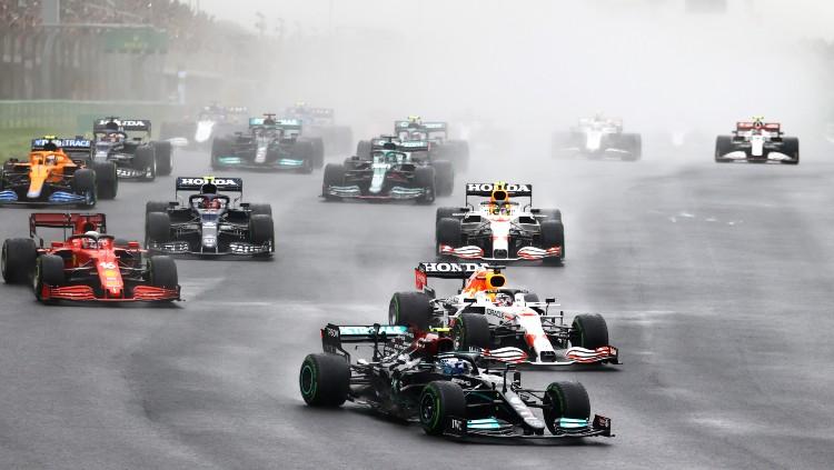 Momen di F1 GP Turki di Sirkuit Istanbul Park, Minggu (10/10/21). - INDOSPORT