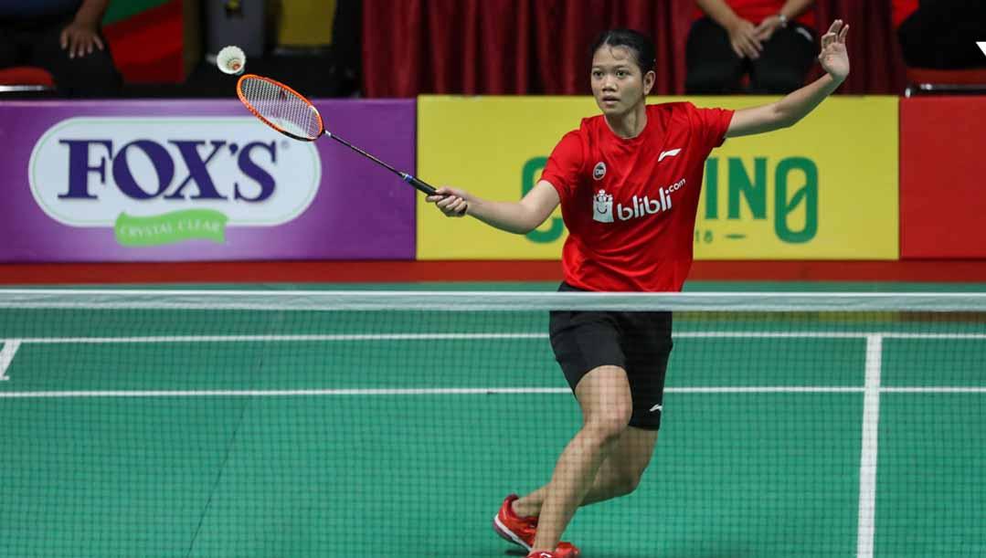 Nandini Putri Arumni mengalami cedera saat bertanding di Piala Uber 2020.