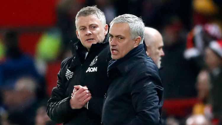 Ole Gunnar Solskjaer dan Jose Mourinho