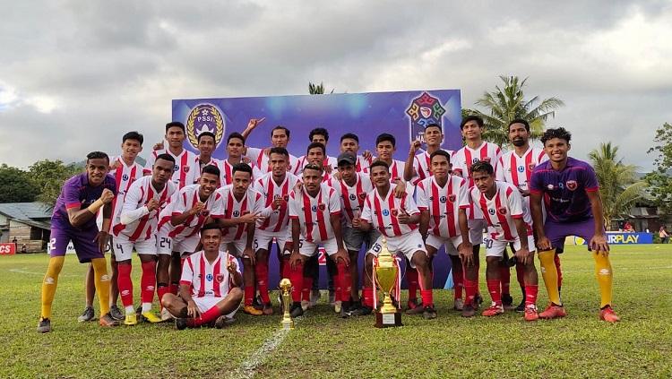 Pendatang baru Maluku FC menjuarai Liga 3 2021 zona Maluku, Selasa (12/10/21).