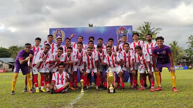 Pendatang baru Maluku FC menjuarai Liga 3 2021 zona Maluku, Selasa (12/10/21). - INDOSPORT