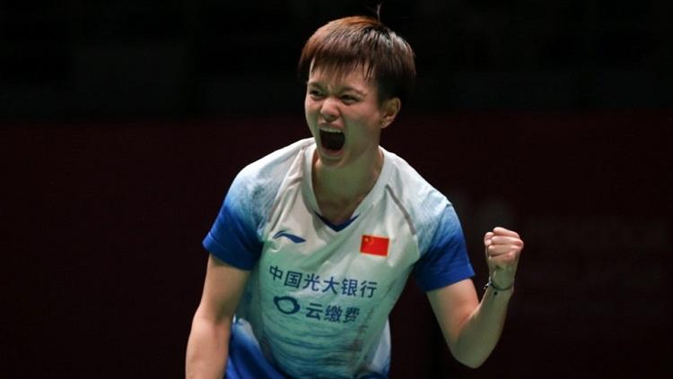 Pebulutangkis China, Wang Zhiyi. - INDOSPORT