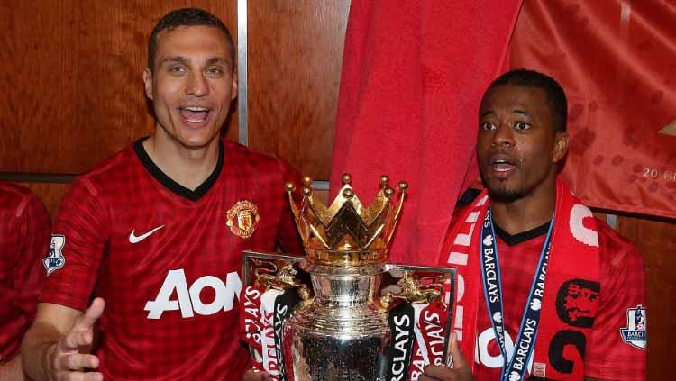 Nemanja Vidic dan Patrice Evra