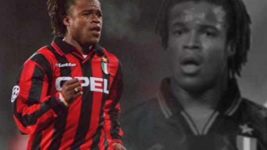 Edgar Davids saat berseragam AC Milan.