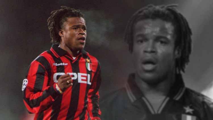 Edgar Davids saat berseragam AC Milan.