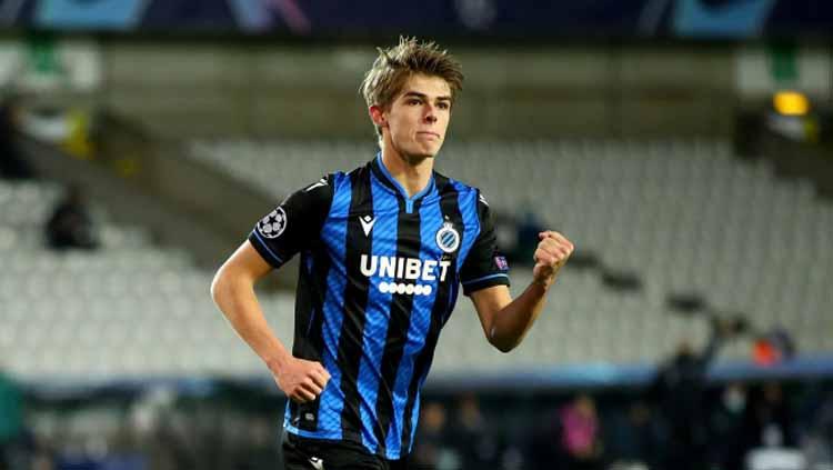 Charles De Ketelaere gelandang Club Brugge.
