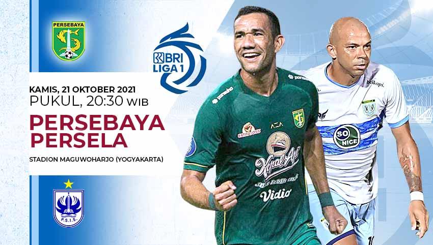 Pertandingan antara Persebaya vs Persela Lamongan (Liga 1 BRI).