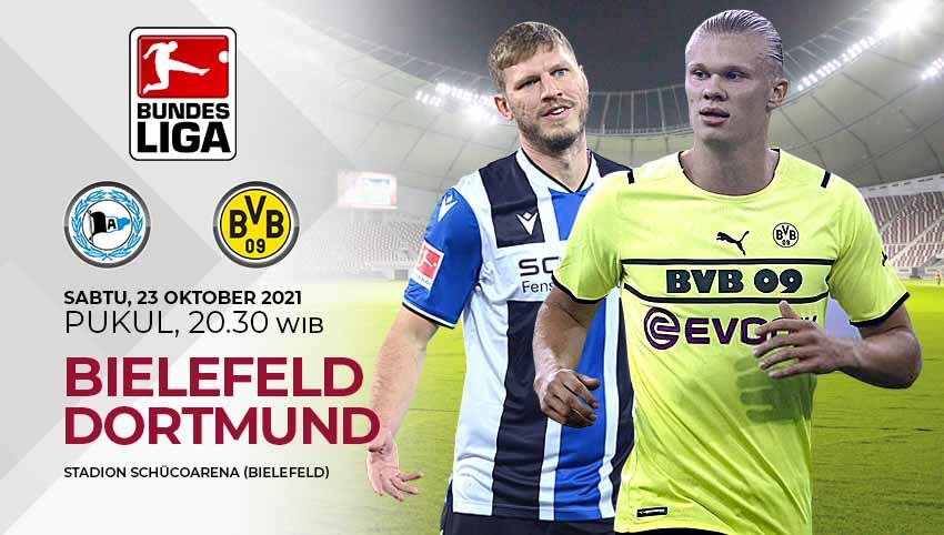 Berikut prediksi pertandingan pekan ke-9 Bundesliga Jerman antara Arminia Bielefeld vs Borussia Dortmund yang akan dimainkan pada Sabtu (23/10/21). - INDOSPORT