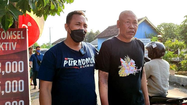 Sosok pria yang diduga mantan atlet voli nasional asal Jawa Timur dijemput oleh kepolisian. - INDOSPORT