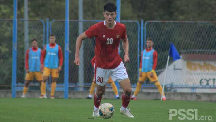 Elkan Baggott, bek jangkung berdarah Indonesia-Inggris turut serta dalam uji coba Timnas Indonesia di Turki.