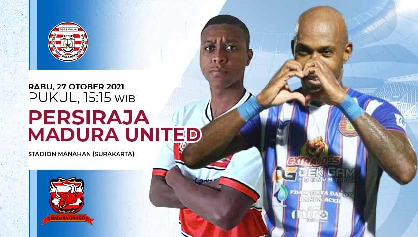 Pertandingan antara Persiraja Banda Aceh vs Madura United (Liga 1 BRI).