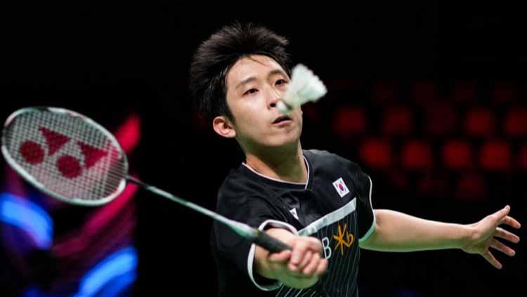 Tunggal putra tuan rumah, Heo Kwang-hee, langsung lolos ke babak 16 besar Korea Masters 2022 setelah lawannya dari India tak hadir di pertandingan 32 besar. - INDOSPORT