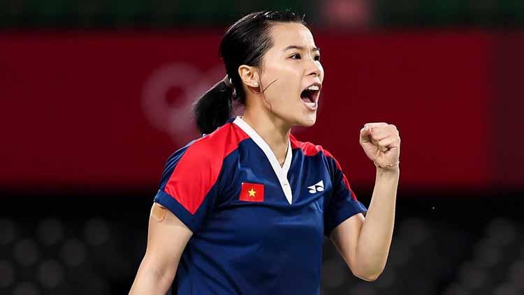 Catatan fantastis diukir pemain Vietnam,  Nguyen Thuy Linh, yang melibas dua unggulan, termasuk keturunan Indonesia, Lianne Tan, di Belgian Intenational 2022. - INDOSPORT