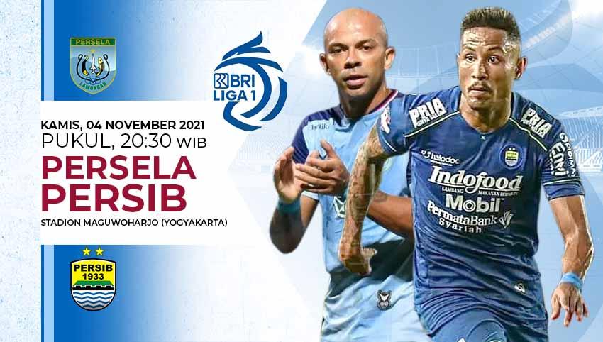 Prediksi pertandingan pekan ke-11 BRI Liga 1 2021-2022, antara Persela Lamongan mengahadapi Persib Bandung di Stadion Maguwoharjo Sleman, Kamis (04/11/21). - INDOSPORT