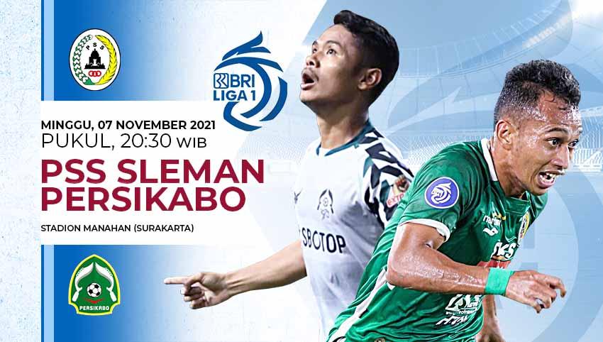 Berikut link live streaming BRI Liga 1 2021-2022 yang mempertemukan PSS Sleman vs Tira-Persikabo pada Minggu (07/11/21) pukul 20.30 WIB.