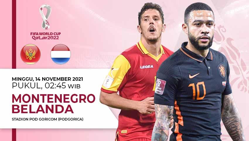 Pertandingan antara Montenegro vs Belanda (Kualifikasi PD Eropa).
