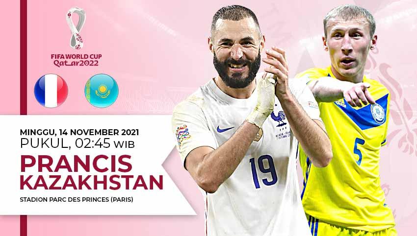 Pertandingan antara Prancis vs Kazakhstan (Kualifikasi PD Eropa).
