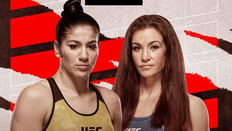 Berikut link live streaming UFC Vegas 43, dengan kartu utama antara Ketlen Vieira vs Miesha Tate pada Minggu (21/11/21) pagi WIB.
