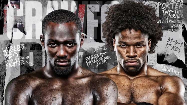 Berikut link live streaming duel tinju antara Terence Crawford vs Shawn Porter yang akan berlangsung pada hari ini, Minggu (21/11/21) mulai pukul 09:00 WIB.