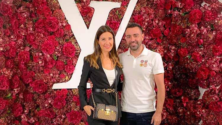Pelatih anyar Barcelona, Xavi Hernandez menggelar pesta meriah untuk merayakan hari ulang tahun sang istri tercinta yang bernama Nuria Cunillera. - INDOSPORT
