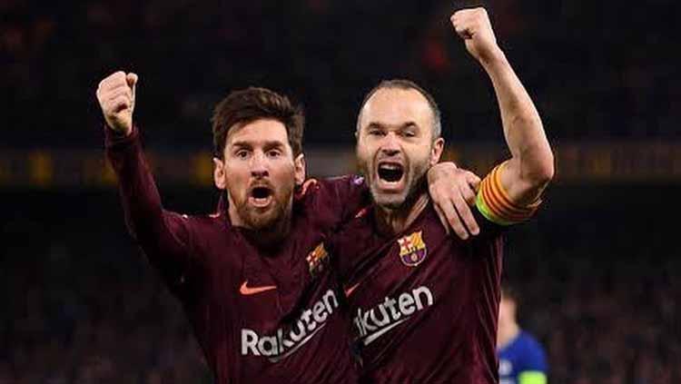 Andres Iniesta akhirnya angkat suara terkait kembalinya Lionel Messi ke salah satu raksasa Liga Spanyol (La Liga), Barcelona. - INDOSPORT