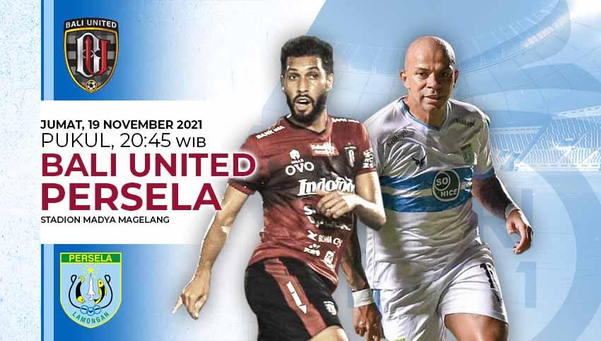Prediksi pertandingan Liga 1 2021-2022 antara Bali United melawan Persela Lamongan di Stadion Moch Soebroto, Magelang, Jumat (19/11/21) malam. - INDOSPORT