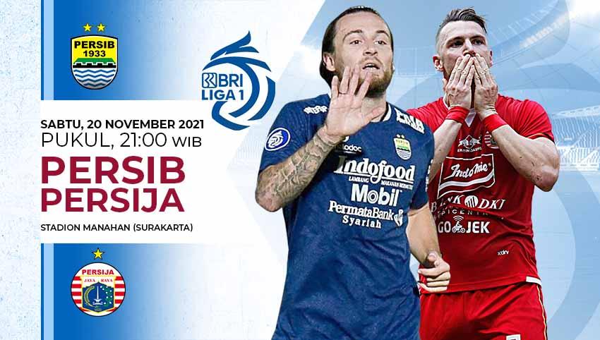 Berikut ini prediksi pertandingan pekan ke-12 kompetisi Liga 1 2021-2022, yang akan mempertemukan Persib Bandung dan Persija Jakarta, Sabtu (20/11/21). - INDOSPORT