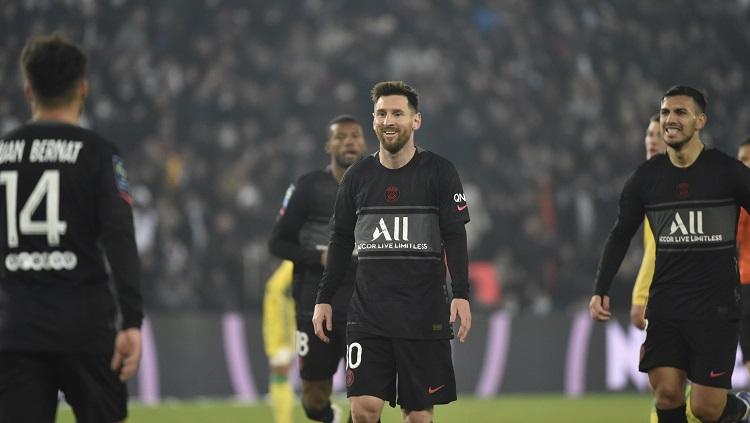 Striker Paris Saint-Germain, Lionel Messi dikabarkan sudah negatif COVID-19. - INDOSPORT