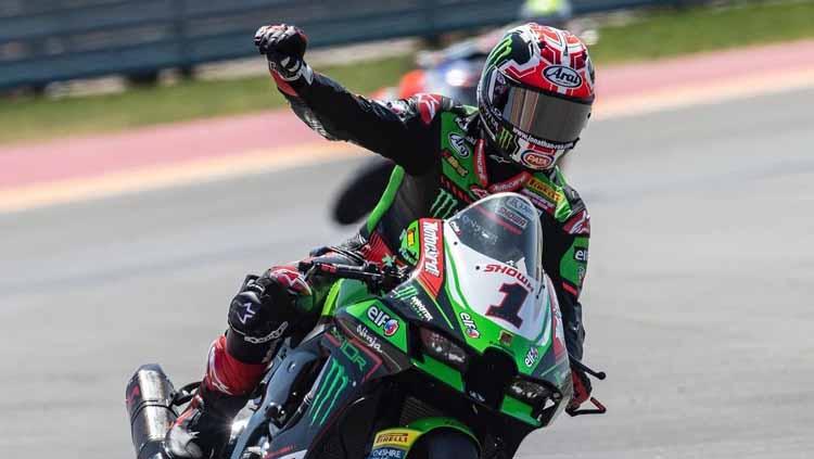 Tinggalkan Toprak Razgatlioglu, Jonathan Rea berhasil finis pertama di race 2 WSBK Mandalika 2021, Minggu (21/11/21).