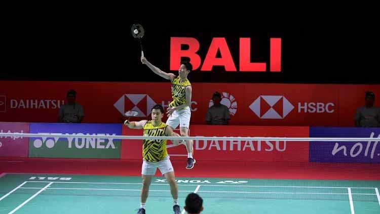 Kevin Sanjaya Sukamuljo/Marcus Fernaldi Gideon di Indonesia Masters 2021 - INDOSPORT