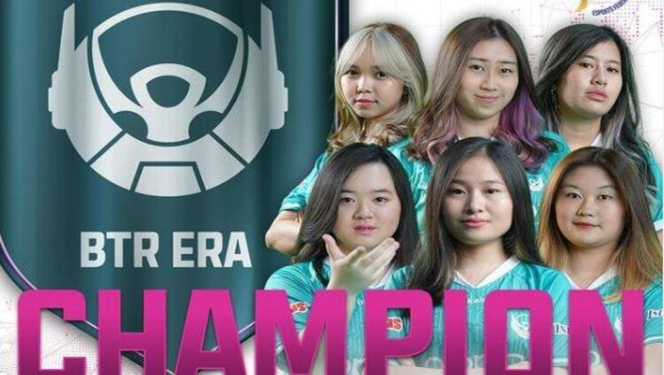 Belletron ERA juara UniPin Ladies Series SEA Invitational 2021