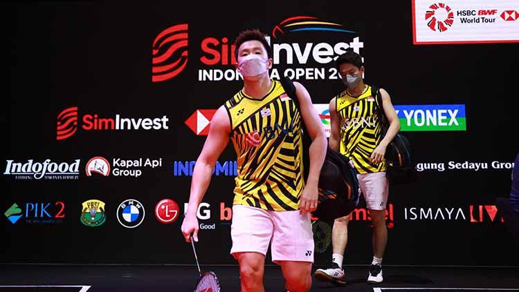 Indosport - Ganda putra Indonesia, Kevin Sanjaya Sukamuljo/Marcus Fernaldi Gideon akan memasuki lapangan di Indonesia Open 2021