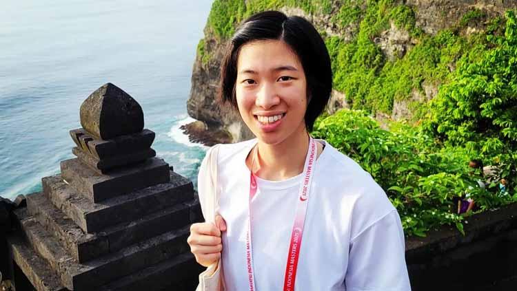 Pebulutangkis tunggal putri Jerman, Yvonne Li,  menyebut bahwa Pura Luhur Uluwatu yang ada di Bali adalah tempat yang sangat indah. - INDOSPORT
