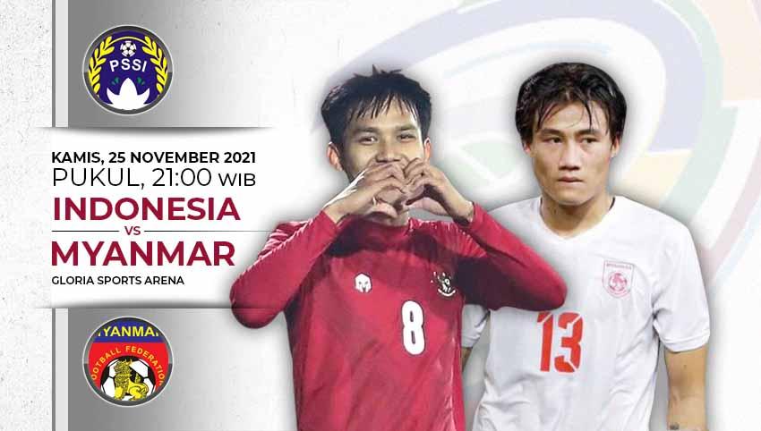 Timnas Indonesia akan menghadapi Myanmar di laga ujicoba, Kamis (25/11/21) malam. Berikut 3 kemenangan terbesar yang pernah diraih skuat Garuda atas sang lawan. - INDOSPORT