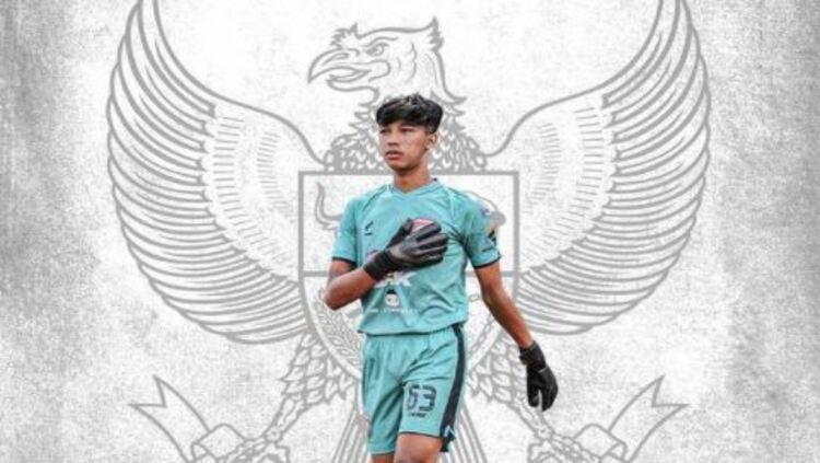 Daffa Fasya Sumawijaya, kiper Borneo FC U-18 lolos Garuda Select 4 ke Inggris. - INDOSPORT