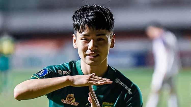 Taisei Marukawa berhasil membobol gawang Persita menit ke-3