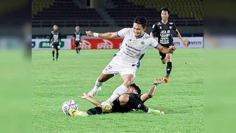 Situasi pertandingan PSIM Yogyakarta melawan PSG Pati - INDOSPORT