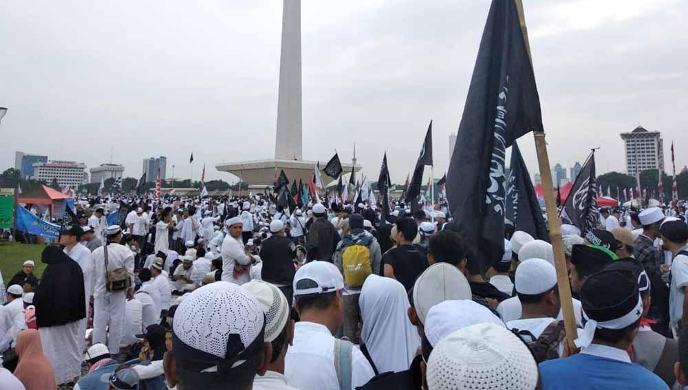 Ilustrasi reuni aksi 212.
