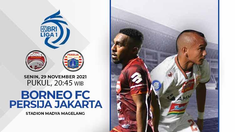 Prediksi Persija Jakarta vs Borneo FC pada pekan ke-14 Liga 1 2021/2022 di Stadion Moch Soebroto, Magelang, Senin (29/11/21). - INDOSPORT