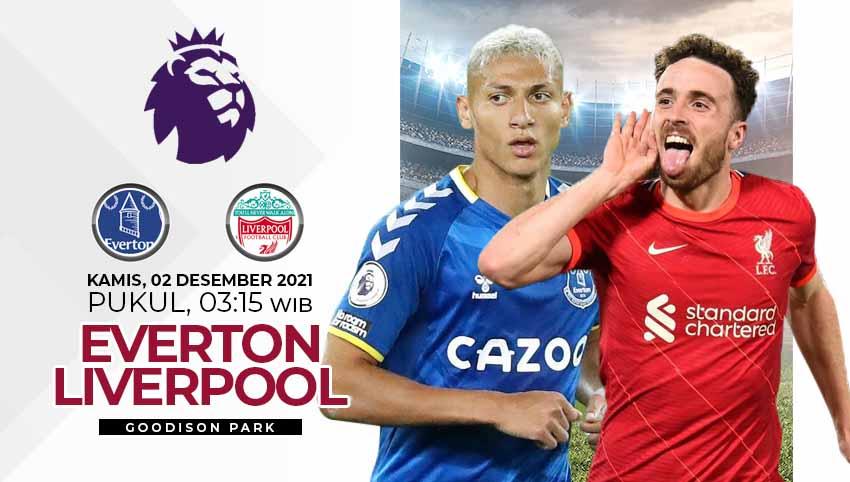 Berikut prediksi pertandingan Liga Inggris Merseyside Derby antara Everton vs Liverpool, Kamis (02/12/21) dini hari WIB.