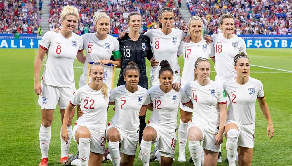 Timnas wanita Inggris dengan sadisnya membantai Latvia dengan skor tanpa ampun 20-0 di Kualifikasi Piala Dunia Wanita 2023. - INDOSPORT