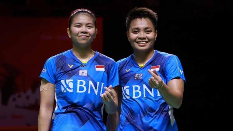 Berikan bonus melimpah, Greysia Polii berpesan untuk tetap rendah hati kepada Tim Putri Indonesia usai menjuarai Badminton Asia Team Championship (BATC) 2022. - INDOSPORT