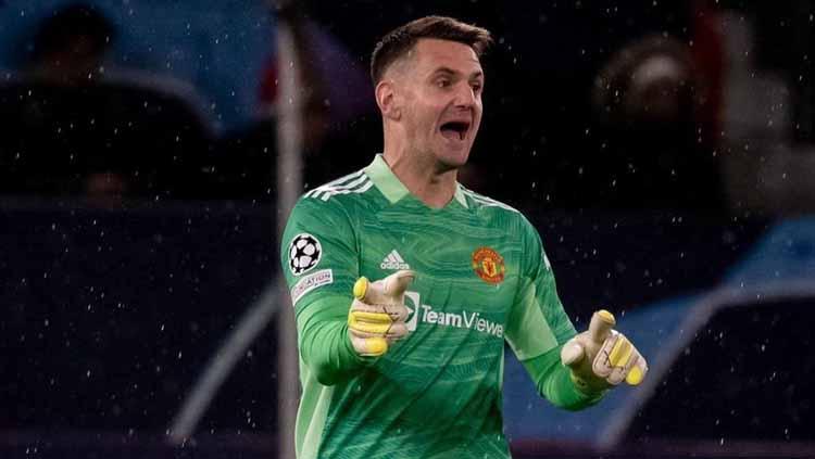 Tom Heaton kiper Man United saat melawan Young Boys di Liga Champions.