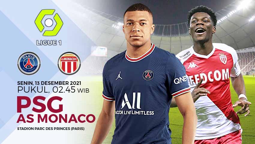 Link Live Streaming Liga Prancis: Paris Saint-Germain vs AS Monaco -  INDOSPORT